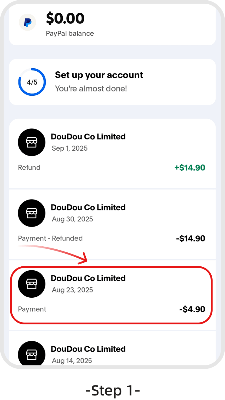 how to get order steps