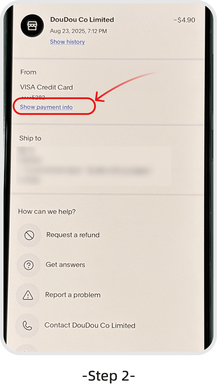 how to get order steps